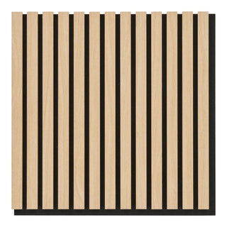 Akoestisch wandpaneel eikenlook - 2 stuks 520x520x22 mm