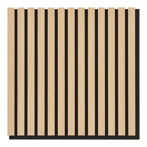 Akoestisch wandpaneel eikenlook - 2 stuks 520x520x22 mm - naturel - Mooier Thuis