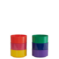 Heller Max Schalenset 6-delig Ø 12,7 cm regenboog
