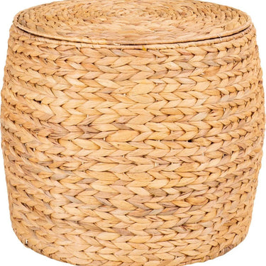 Delia Bijzettafel waterhyacint naturel Ø43 cm