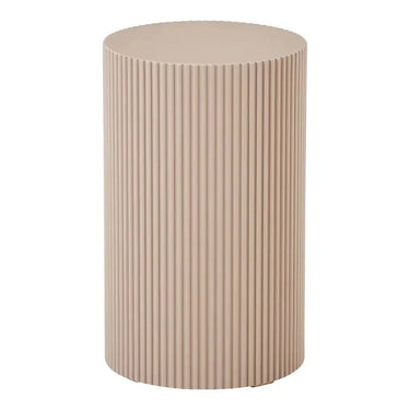 Farense Bijzettafel donkerzandkleur MDF Ø30 cm