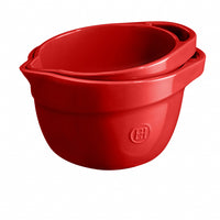 Emile Henry Beslagkom 3,5 liter rood