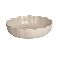 Emile Henry Taartvorm Madeleine diep Ø 27 cm crème