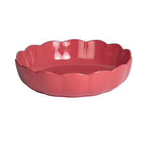 Emile Henry Taartvorm Madeleine diep Ø 27 cm roze