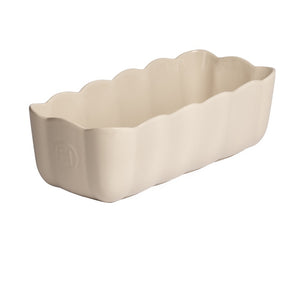 Emile Henry Cakevorm Madeleine 28,5 x 13 cm crème