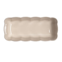 Emile Henry Cakevorm Madeleine 28,5 x 13 cm crème