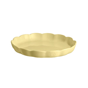 Emile Henry Taartvorm Madeleine Ø 31 cm geel