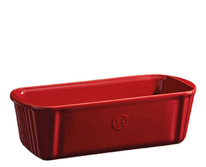 Emile Henry Cakevorm 31 x 13 cm rood