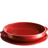 Emile Henry Tarte Tatin set Ø 28 cm rood