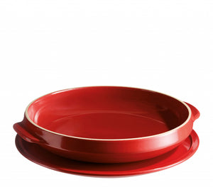 Emile Henry Tarte Tatin set Ø 28 cm rood