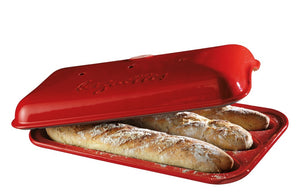 Emile Henry Baguettevorm rood