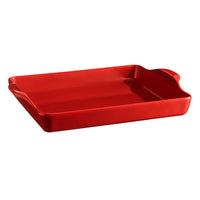 Emile Henry Focacciavorm 40,5 x 32 cm rood cadeauverpakking