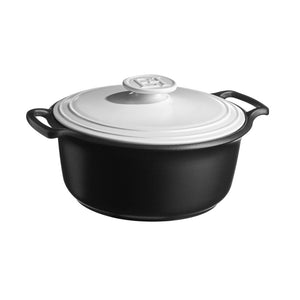 Emile Henry Braadpan Sublime+ 5,5 L wit