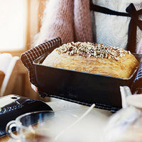 Emile Henry Broodbakvorm klein zwart cadeauverpakking