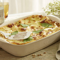 Emile Henry Ovenschaal 36 x 23 cm crème cadeauverpakking