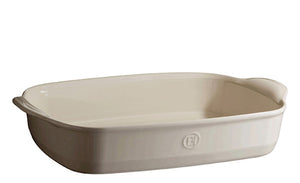 Emile Henry Ovenschaal 42 x 27 cm crème cadeauverpakking