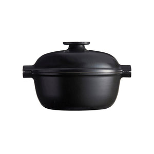 Emile Henry Braadpan Delight 4 L zwart cadeauverpakking