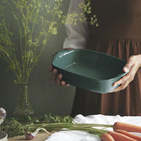 Emile Henry Ovenschaal 36 x 23 cm groen cadeauverpakking