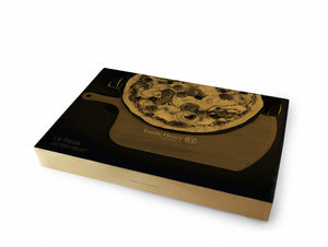 Emile Henry Pizzasteenset met pizzaschep zwart