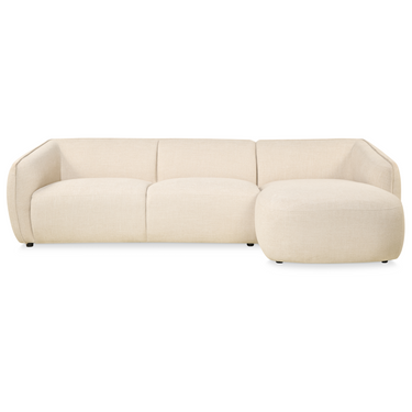 Hoekbank Laila - Stof Beige Rechts