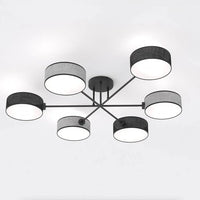 MAGA 6-lichts plafondlamp - Mix textiel - Mooier Thuis