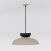 Mega hanglamp 6-lichts mokka zwart