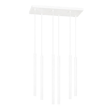 SELTER 6-lichts hanglamp - Wit frame