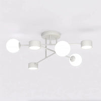 HOLON 6-lichts plafondlamp - Wit - Mooier Thuis