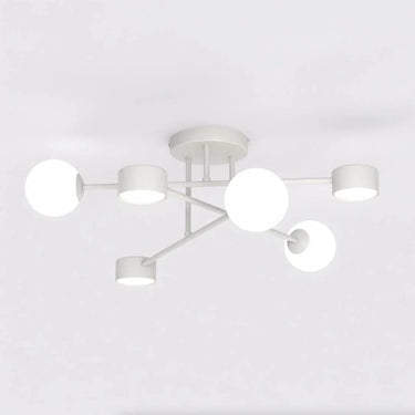 HOLON 6-lichts plafondlamp - Wit