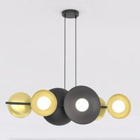 VOLUME 6-lichts hanglamp - Zwart Goud - Mooier Thuis
