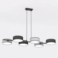 DRUMZ 6-lichts hanglamp - Zwart grijs mix - Mooier Thuis