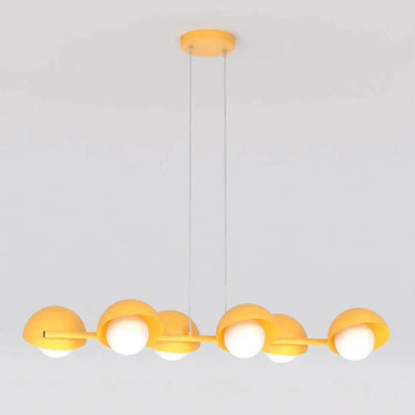 BOOM 6-lichts hanglamp - Oranje frame
