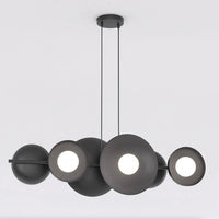 VOLUME 6-lichts hanglamp - Wit glas - Mooier Thuis