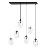 ASTRAL 6-lichts hanglamp - Helder glas - Mooier Thuis