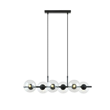 RORY 6-lichts hanglamp - Helder glas