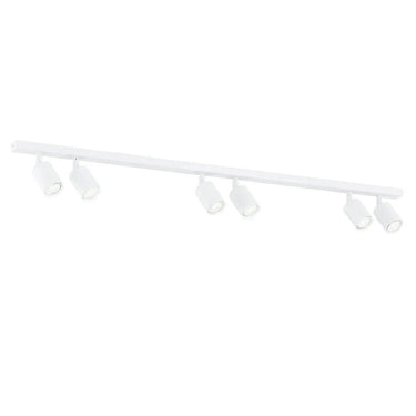 FLASH 6-lichts plafondlamp - Wit frame