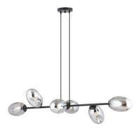 PANDORA 6-lichts hanglamp - Smoked glas - Mooier Thuis