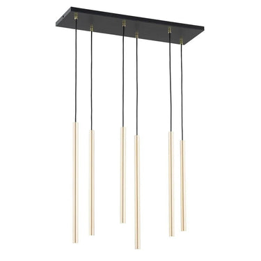SELTER 6-lichts hanglamp - Goud