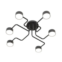 KURAGE 6-lichts plafondlamp - Zwart - Mooier Thuis