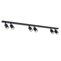 FLASH 6-lichts plafondlamp - Zwart - Mooier Thuis