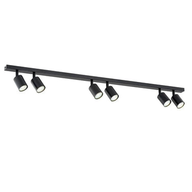 FLASH 6-lichts plafondlamp - Zwart