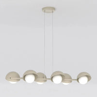 BOOM 6-lichts hanglamp – Beige - Mooier Thuis