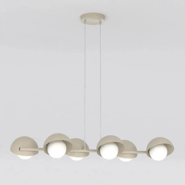 BOOM 6-lichts hanglamp – Beige