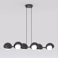 BOOM 6-lichts hanglamp - Zwart wit - Mooier Thuis