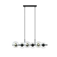Emibig RORY 6-lichts hanglamp - Helder glas