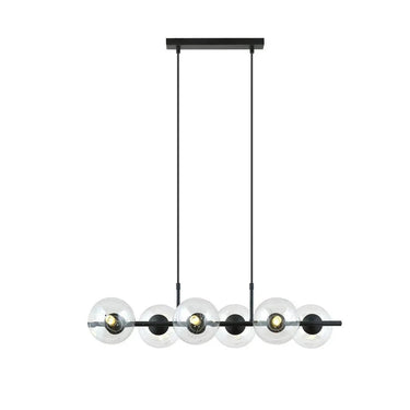 RORY 6-lichts hanglamp - Helder glas
