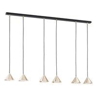 Emibig ELIT 6-lichts hanglamp - Goud metaal