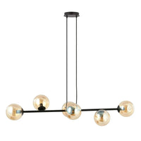 Emibig ROSSI 6-lichts hanglamp - Amber glas - Mooier Thuis