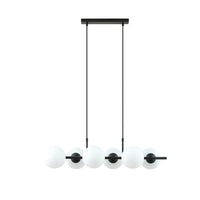 Emibig RORY 6-lichts hanglamp - Wit glas