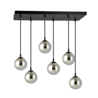 Emibig COSMO 6-lichts hanglamp - Smoked glas